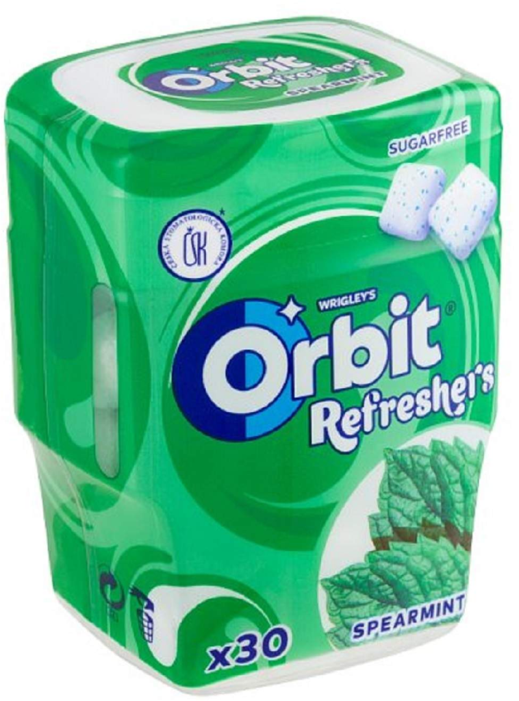 žv Guma Orbit Spear Refre Botle 70 g