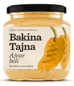 Bakina ajvar Beli 300 g Tajna
