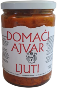 Ajvar Domaci Ljuti 580 g Poljar