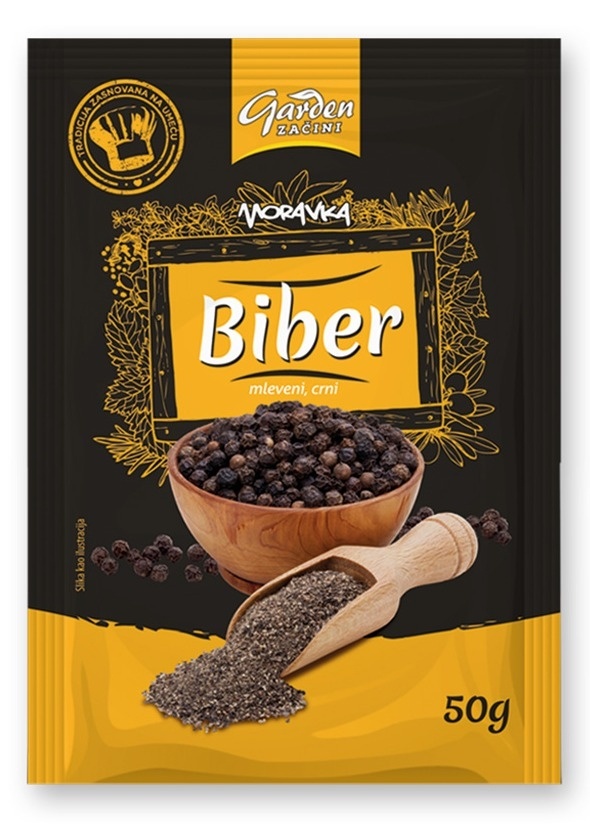 Biber Mleveni 50 g Moravka
