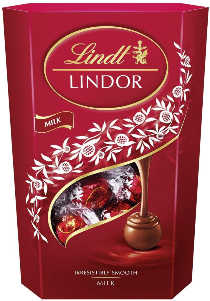 Bombonjera Lindor Milk Cornet 337 g