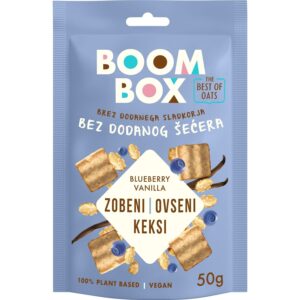 Boom box ovseni keks borovnica i vanila 50 g