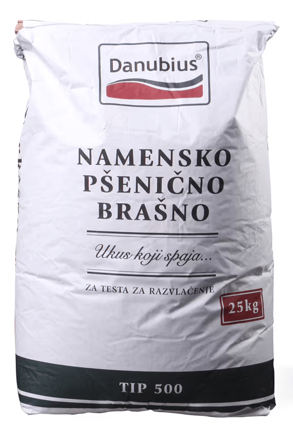 Danubius brašno namen./razvl.T-500 25 kg