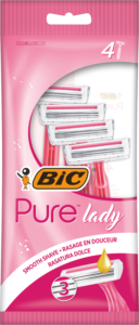 Brijač Žen Pure3 Pink p of 4 Bic