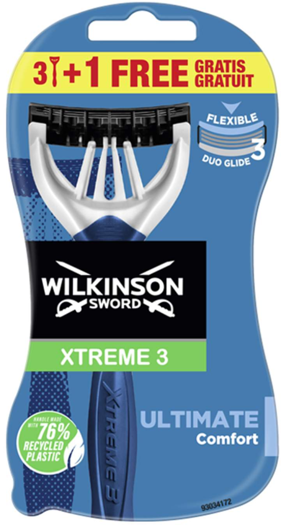 Brijač Xtreme3 Ult Plus bl 4/1 Wilk
