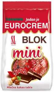 Eurokrem praline Blok Mini 140 g