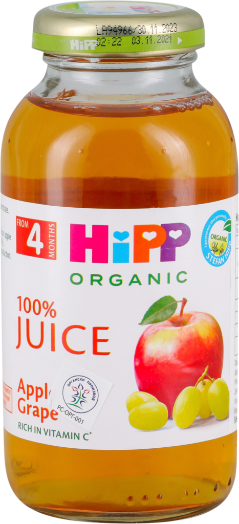 Hipp sok Grožđe Jabuka 200 ml
