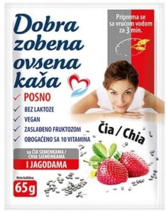 Dobra zobeno ovs. kaša sa chia sem. i jagodom 65 g