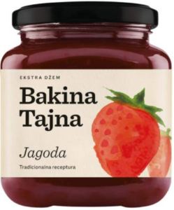 Bakina džem Jagoda 375 g Tajna