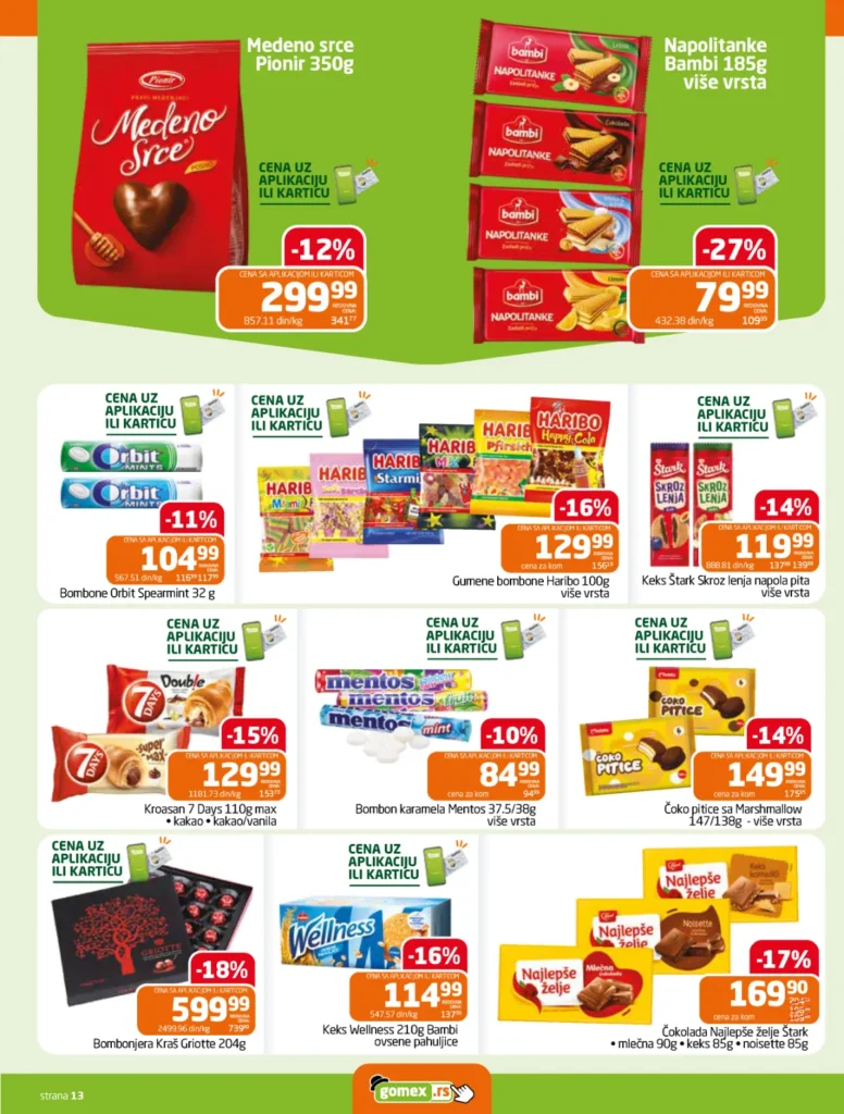 Gomex katalog, strana 13