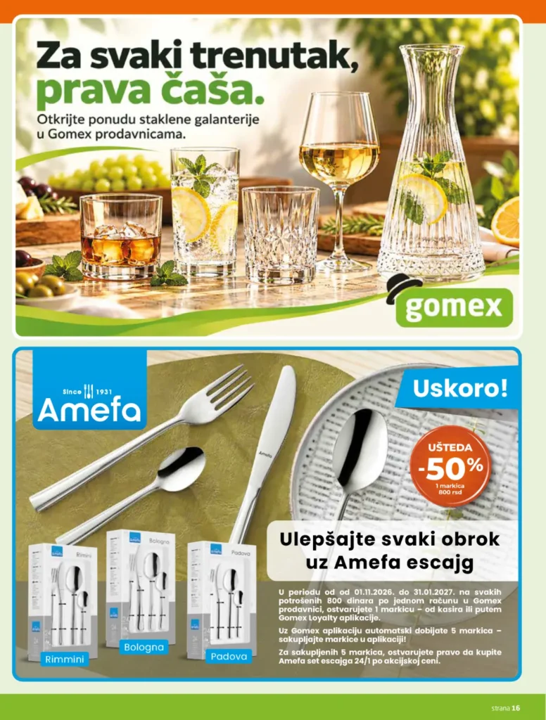 Gomex katalog, strana 16