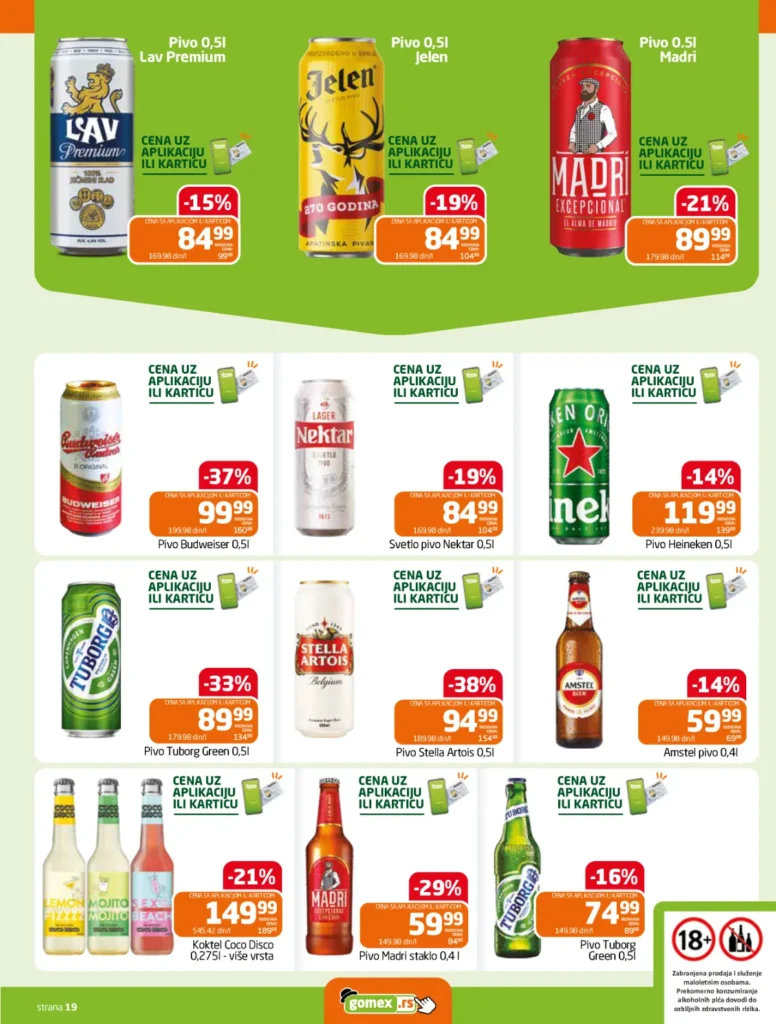 Gomex katalog, strana 19