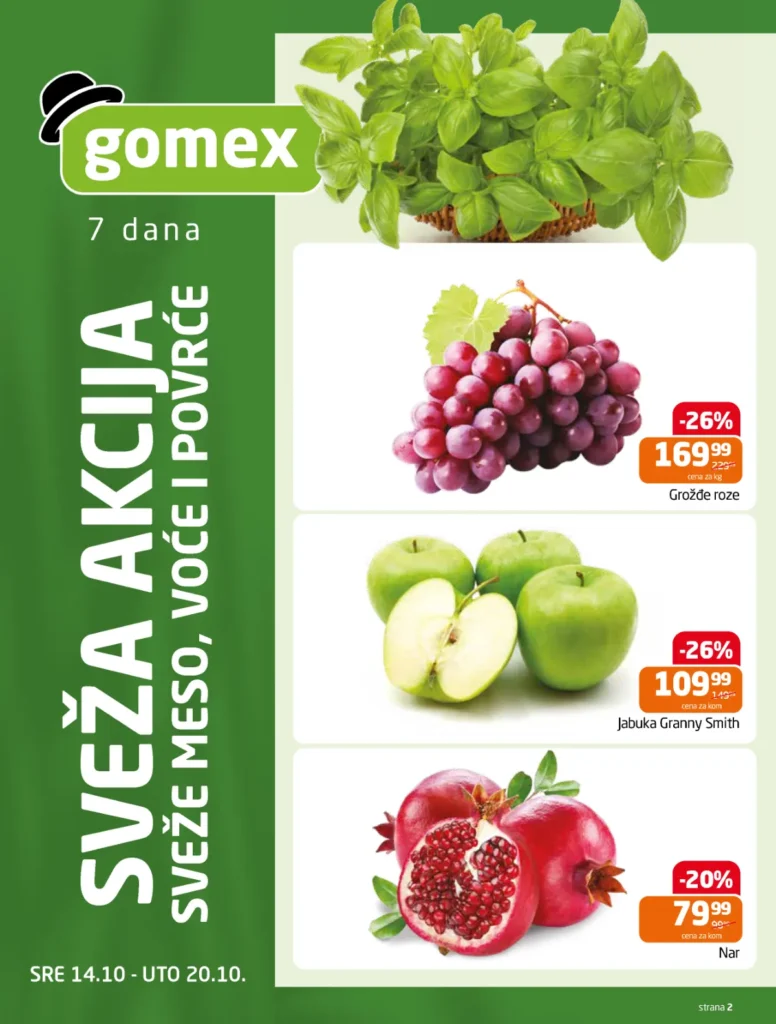 Gomex katalog, strana 2