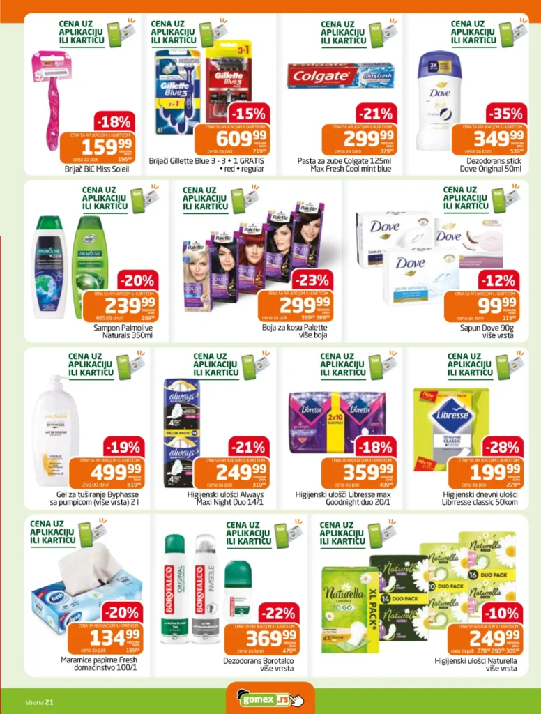 Gomex katalog, strana 21