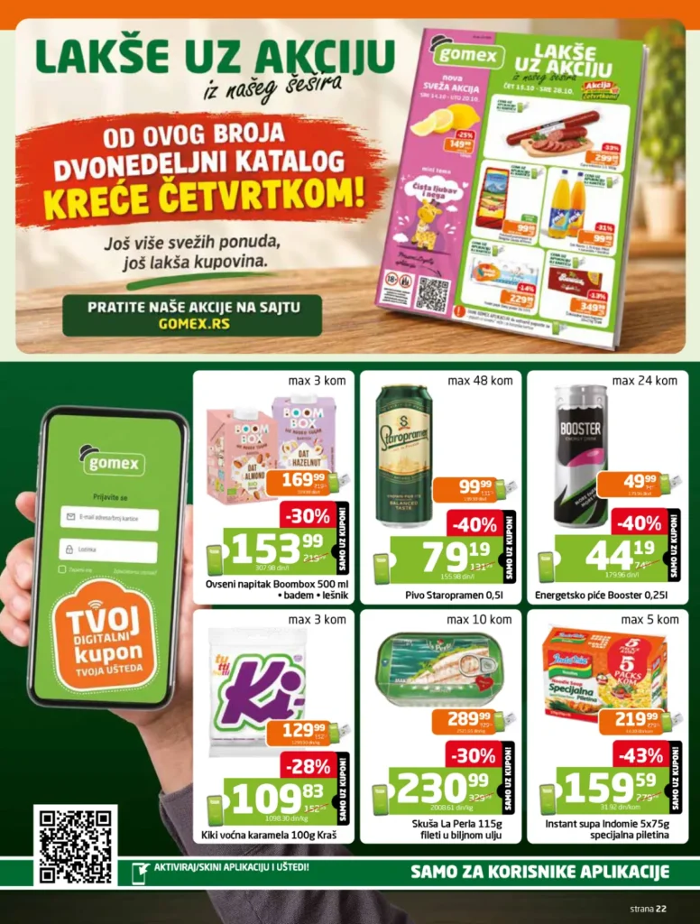 Gomex katalog, strana 22