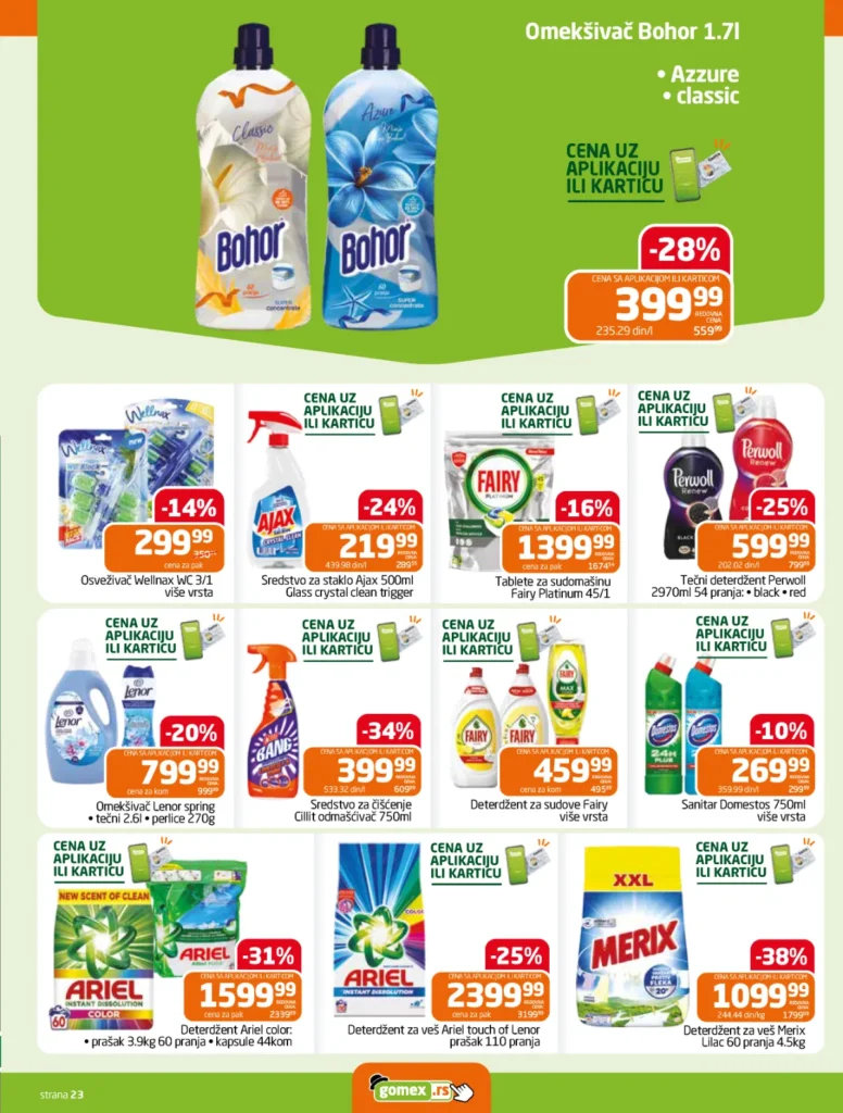 Gomex katalog, strana 23