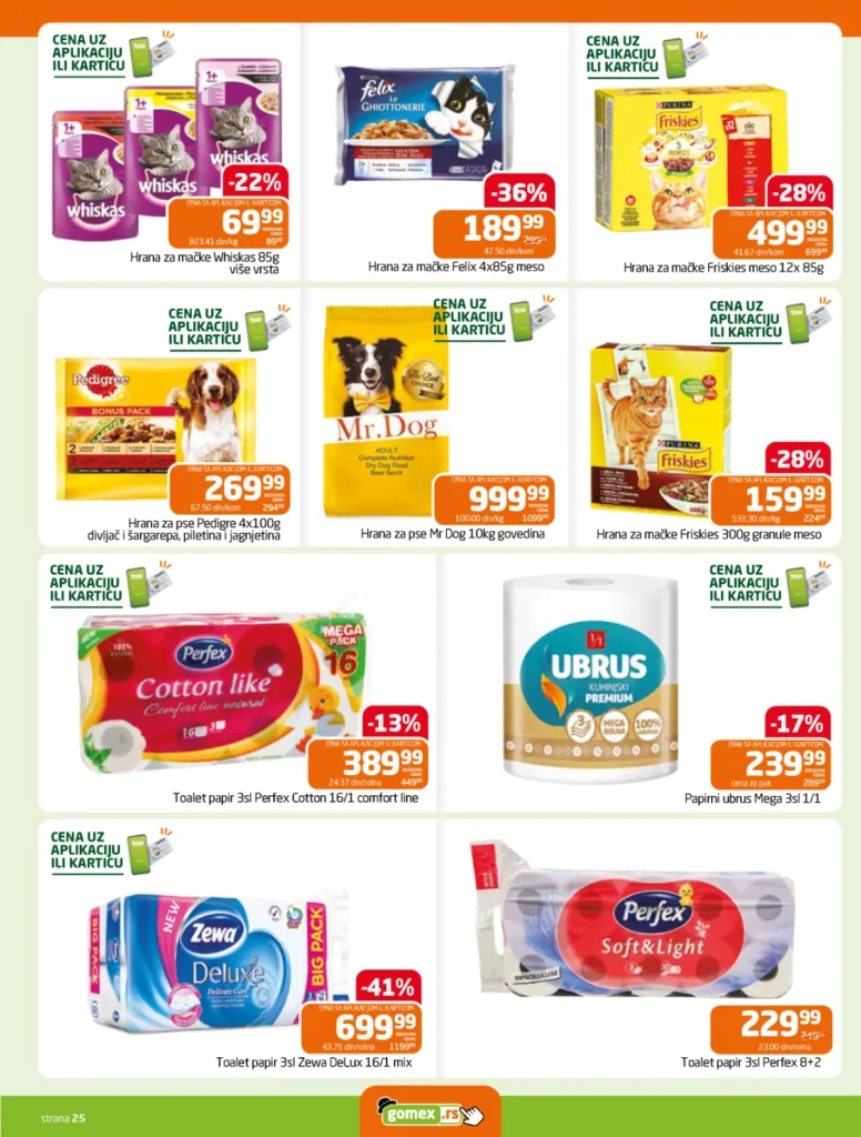 Gomex katalog, strana 25