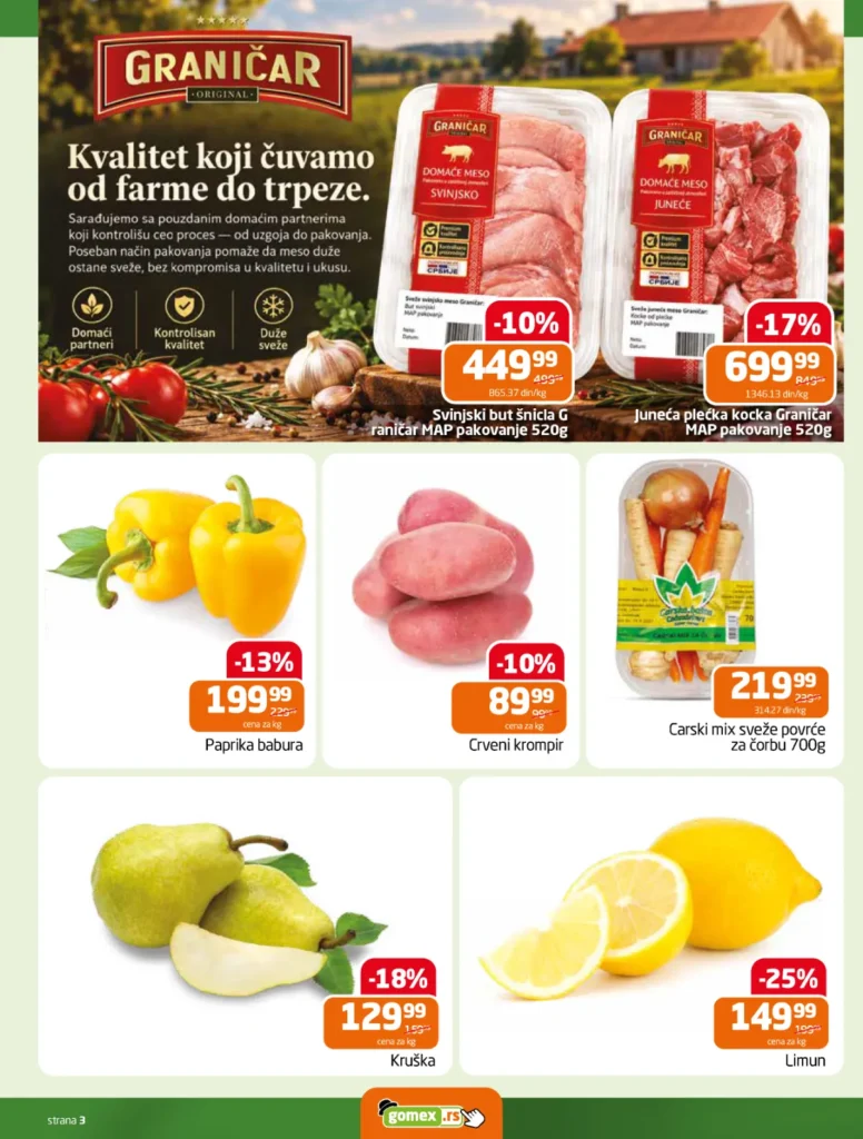 Gomex katalog, strana 3