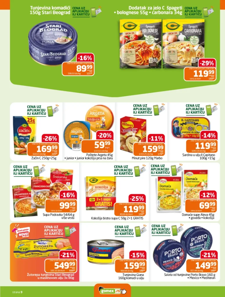 Gomex katalog, strana 9