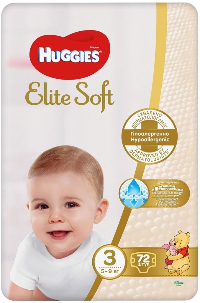 Huggies pelene Esoft 3 Mega 72/1