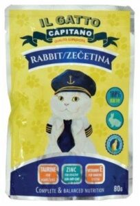 IL Gatto Capitano za macke zecetina 80 g 24