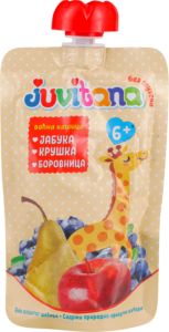 Kašica Voć Pou Jab Kru Bor 100 g Juv