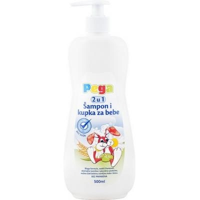 Šamp i Kupka 2u1 za Bebe Pega 500 ml