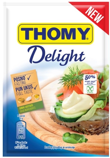 Majonez Delight 80 g Thomy