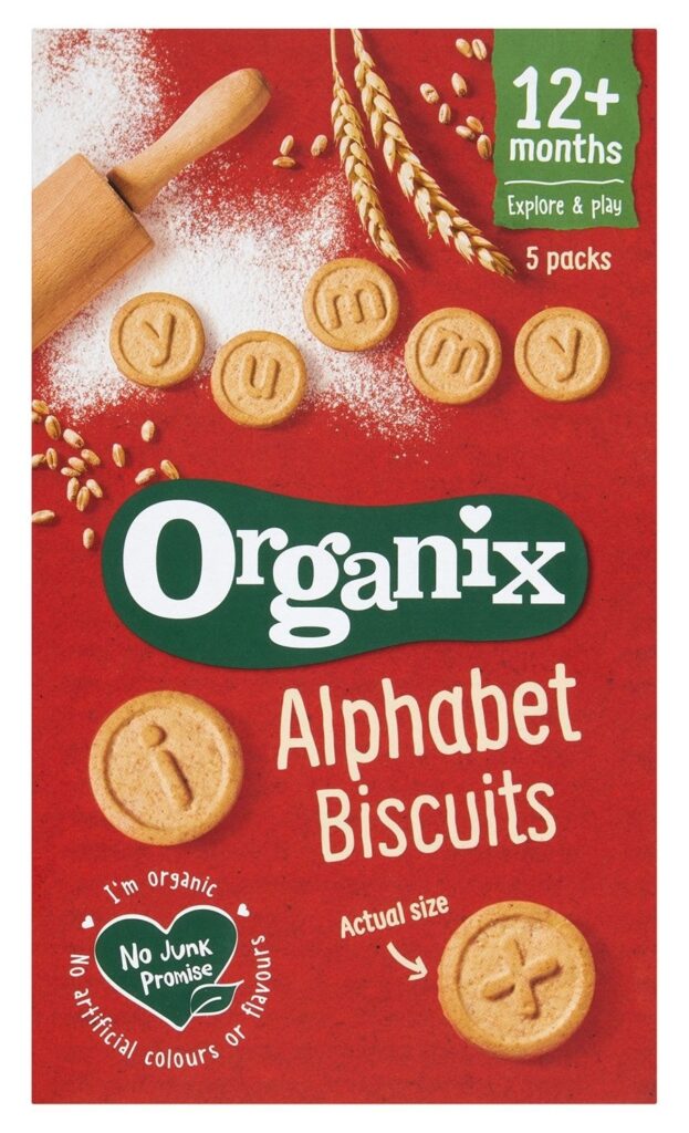 Keksići Org Alfabet12m+25 g Organix