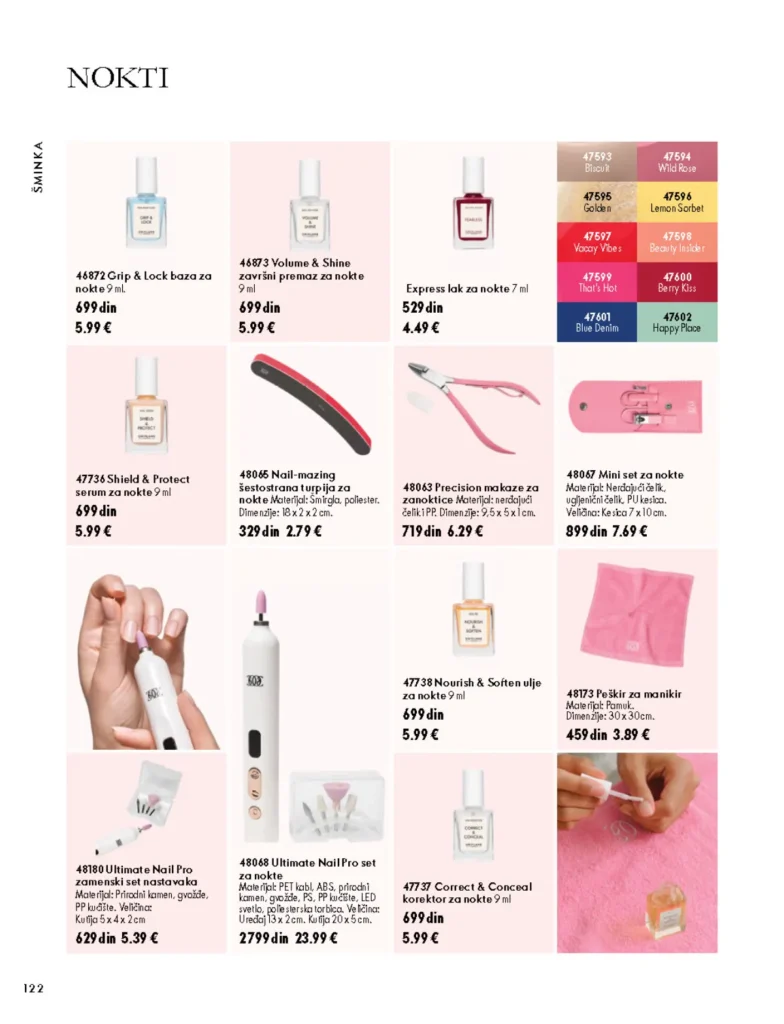Oriflame katalog, strana 122