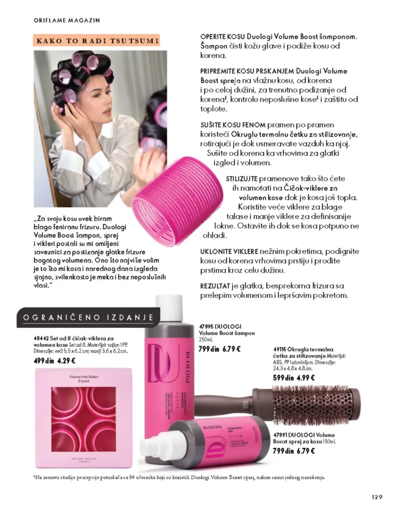 Oriflame katalog, strana 129