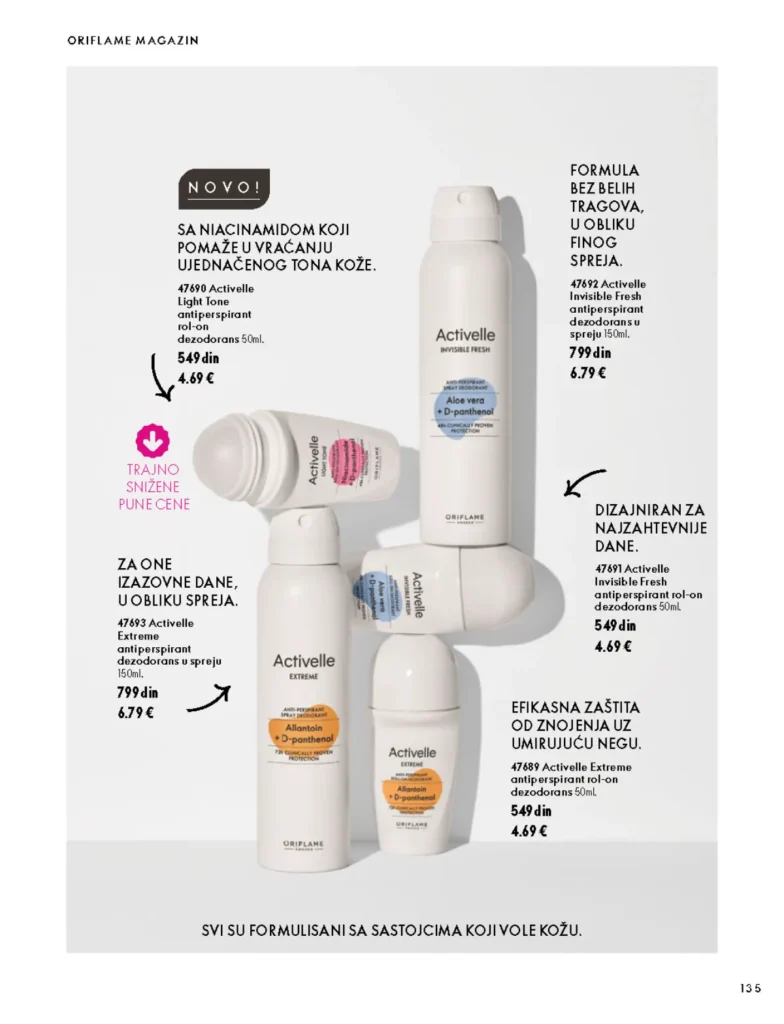 Oriflame katalog, strana 135