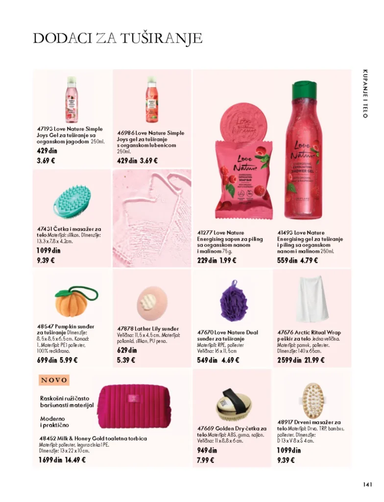 Oriflame katalog, strana 141