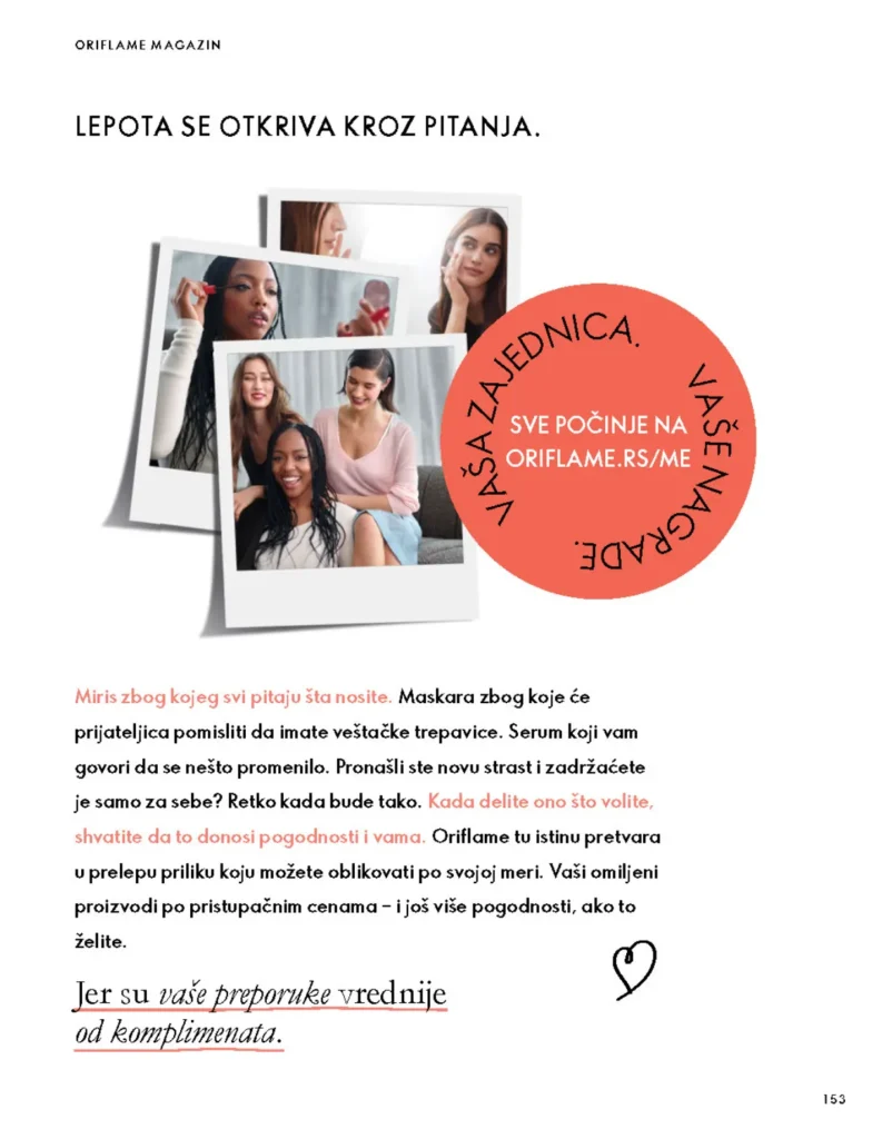 Oriflame katalog, strana 153