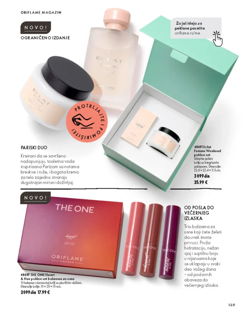 Oriflame katalog, strana 159
