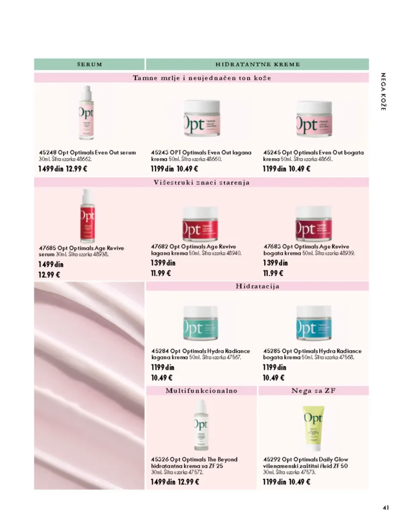 Oriflame katalog, strana 41
