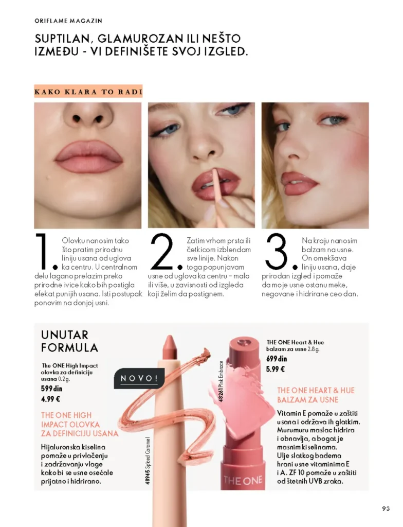 Oriflame katalog, strana 93