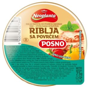 Pašteta Riblja sa Povrćem Neopl 75 g