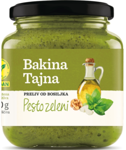 Bakina sos Pesto Zeleni 180 g Tajna