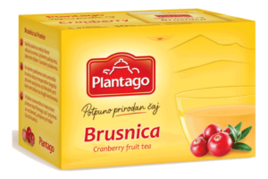 Čaj Brusnica Filter 40 g Plantago