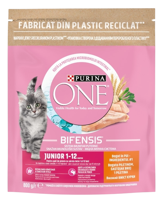 Hrana za Mačke One Cat Jun Pil 800 g