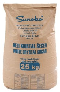 Šećer Kristal 25 kg Sunoko