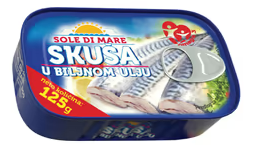Skuša u Ulju Sole di Mare 125 g