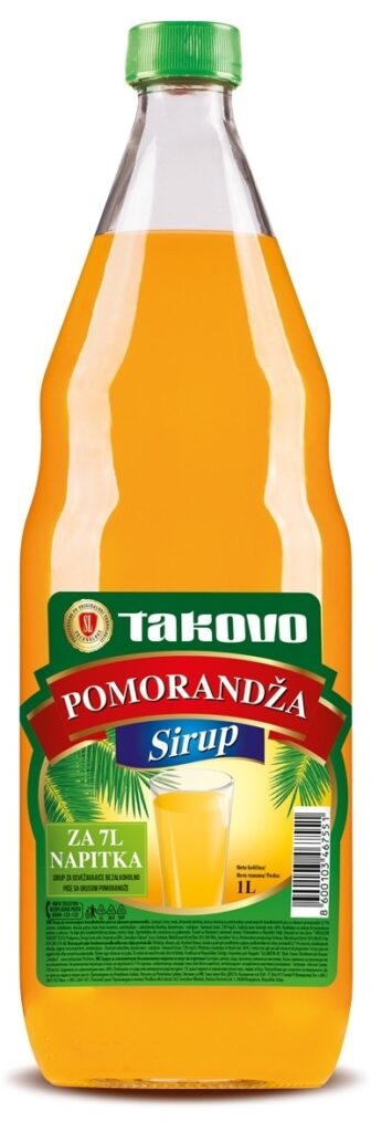 Takovo sirup pomorandža 1 l