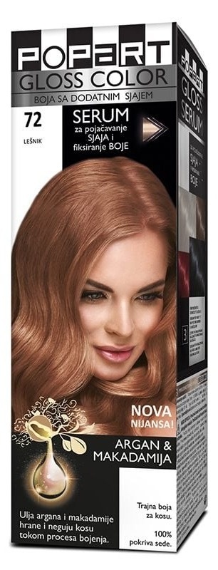 Boja Gloss Color 72 Lešnik Popart