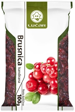 Brusnica Kandirana 100 g Lučar