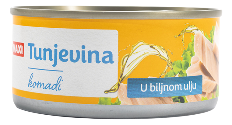 Tunjevina komadi u bilj. ulju Maxi 160 g