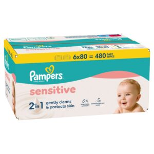 Pampers vlazne Maramice 6x80/1 Sensitive