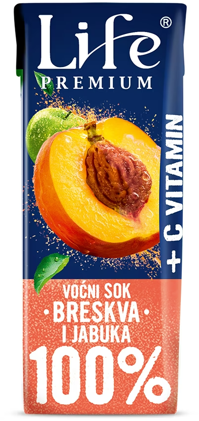 Nectar kids sok breskva i jabuka 100% 0,2 l