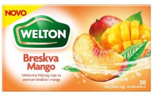 Čaj Breskva Mango 44 g Welton